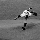Bouton slings one in there. Photo credit: Harry Harris/AP